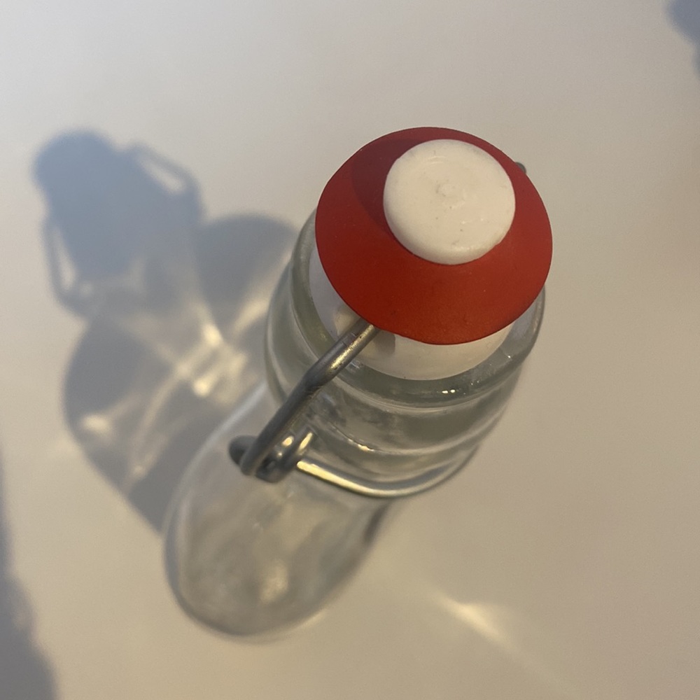 Italian Glass Bottle with Stopper - Picture 5 of 5
